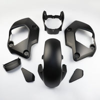 MATTE BLACK PLASTIC PANEL FAIRING & UNDER FAIRING HONDA NEW GROM 125 2021-2024