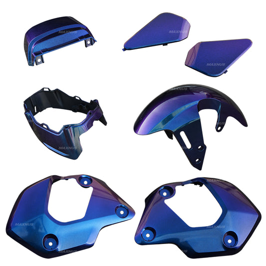 PURPLE FATE PLASTIC PANEL FAIRING BELLY PAN FOR HONDA NEW GROM GROM 125 2022-2024