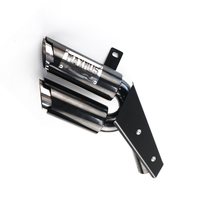 SHORT DOUBLE DUAL EXHAUST PIPE MOUNT SYSTEM FOR HONDA REBEL CMX1100 2021-2025