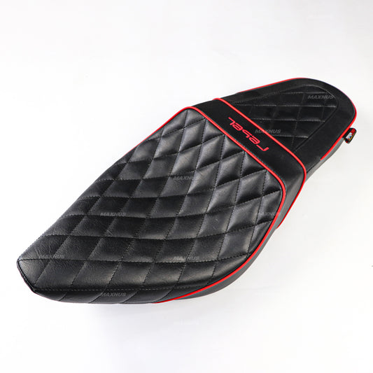SEAT DOUBLE SADDLE DUAL DRIVER SEATS PAD CUSHION V.8 FOR HONDA REBEL CMX 300&500 2017-2025