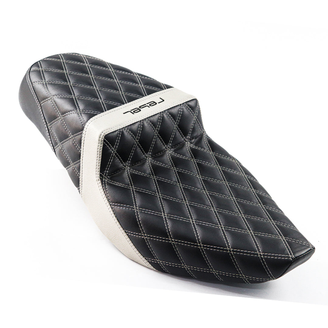 SEAT DOUBLE SADDLE DUAL DRIVER SEATS PAD CUSHION V.17 FOR HONDA REBEL CMX 300&500 2017-2025