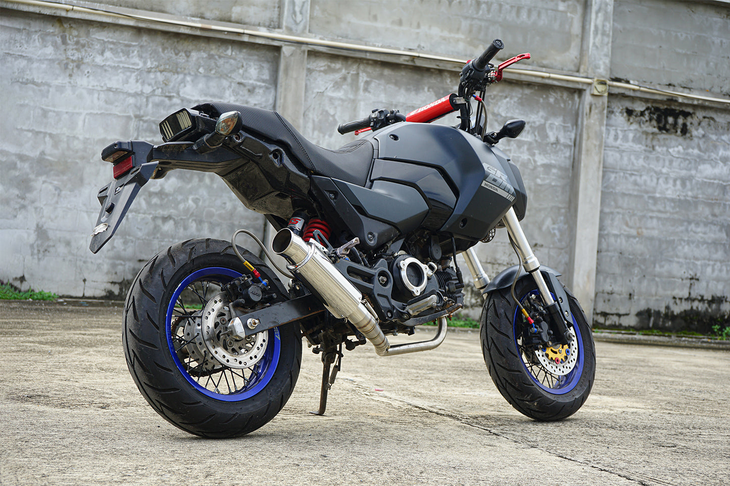 EXHAUST SYSTEM PIPE TIP MUFFLER LINK PIPE FOR HONDA GROM 125 2021-2025