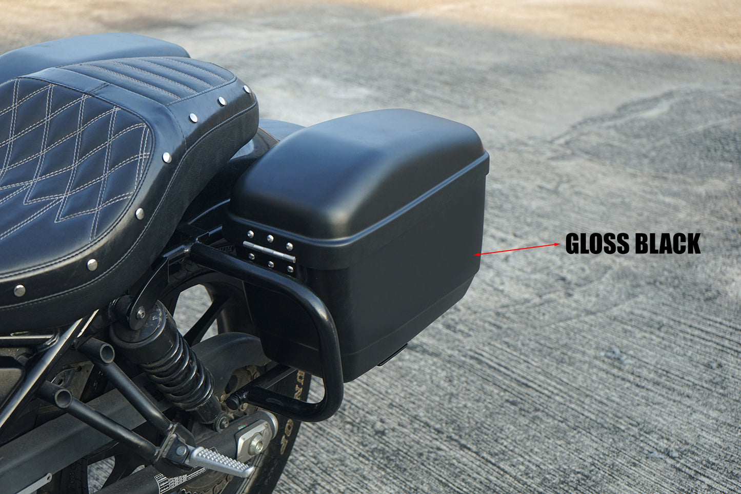 REAR RACK BOX BAG LUGGAGE CARRY LH+RH WITH FOR HONDA REBEL 300&500 2017-2025