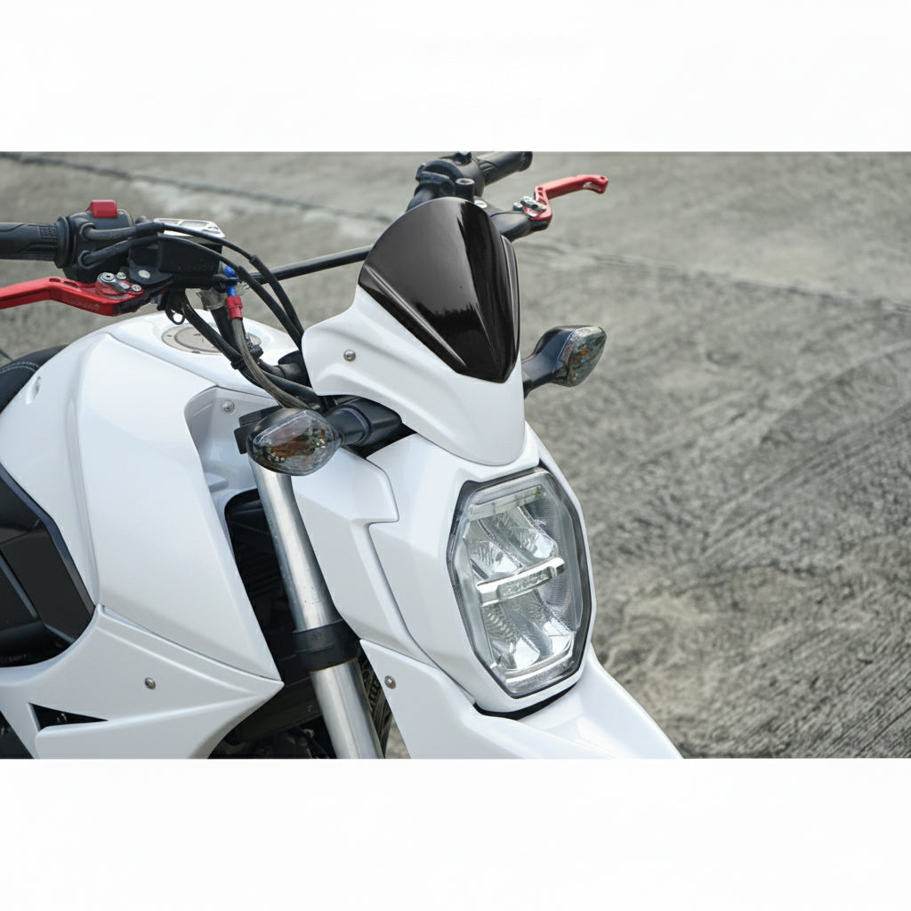 FRONT WINDSHIELD WINDSCREEN V.1 WHITE FOR HONDA GROM 125 2025