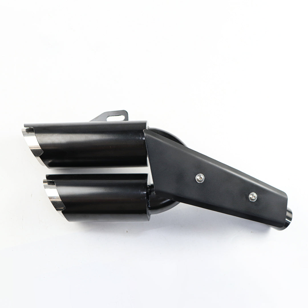 SHORT DOUBLE DUAL EXHAUST PIPE MOUNT SYSTEM HONDA REBEL CMX300 2017-2025