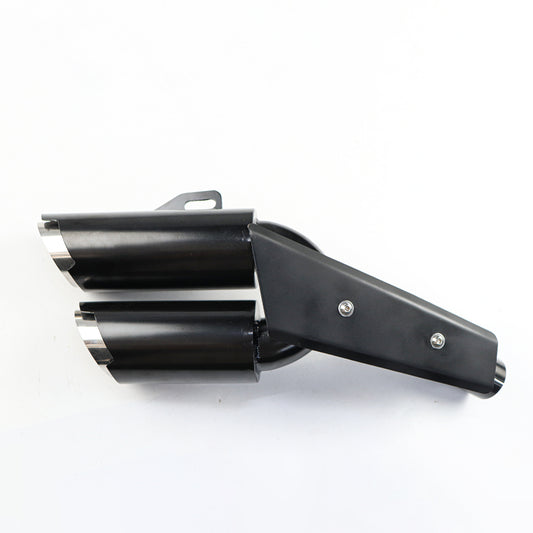 SHORT DOUBLE DUAL EXHAUST PIPE MOUNT SYSTEM HONDA REBEL CMX300 2017-2025