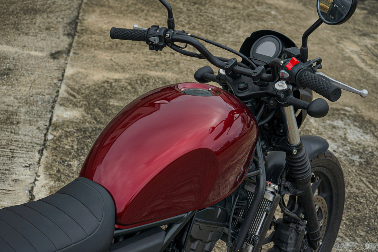 COVER FUEL OIL TANK RED V.4 FIT FOR HONDA SCL CL 300 500 2023-2025