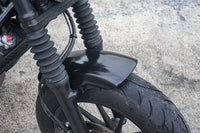SHORT FRONT FENDER FAIRING MUD GUARD GLOSS BLACK FOR HONDA REBEL CMX 300 500 2017-2025