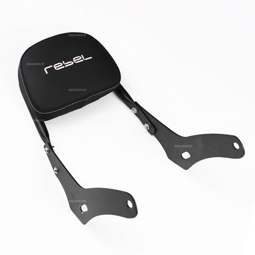 REAR BACKREST FOR PASSENGER STEEL BLACK SISSY BAR SEAT FOR HONDA REBEL CMX 1100 2021-2025