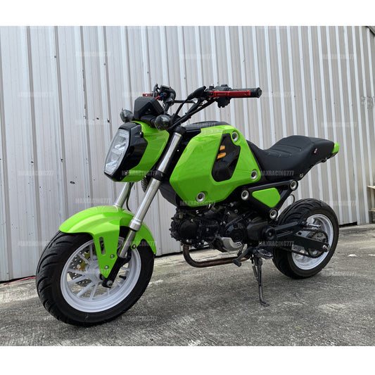 LIME GREEN 7PC BODY PASTEL PANELS FRAME BODY FOR HONDA NEW MSX GROM 125 2022-2024