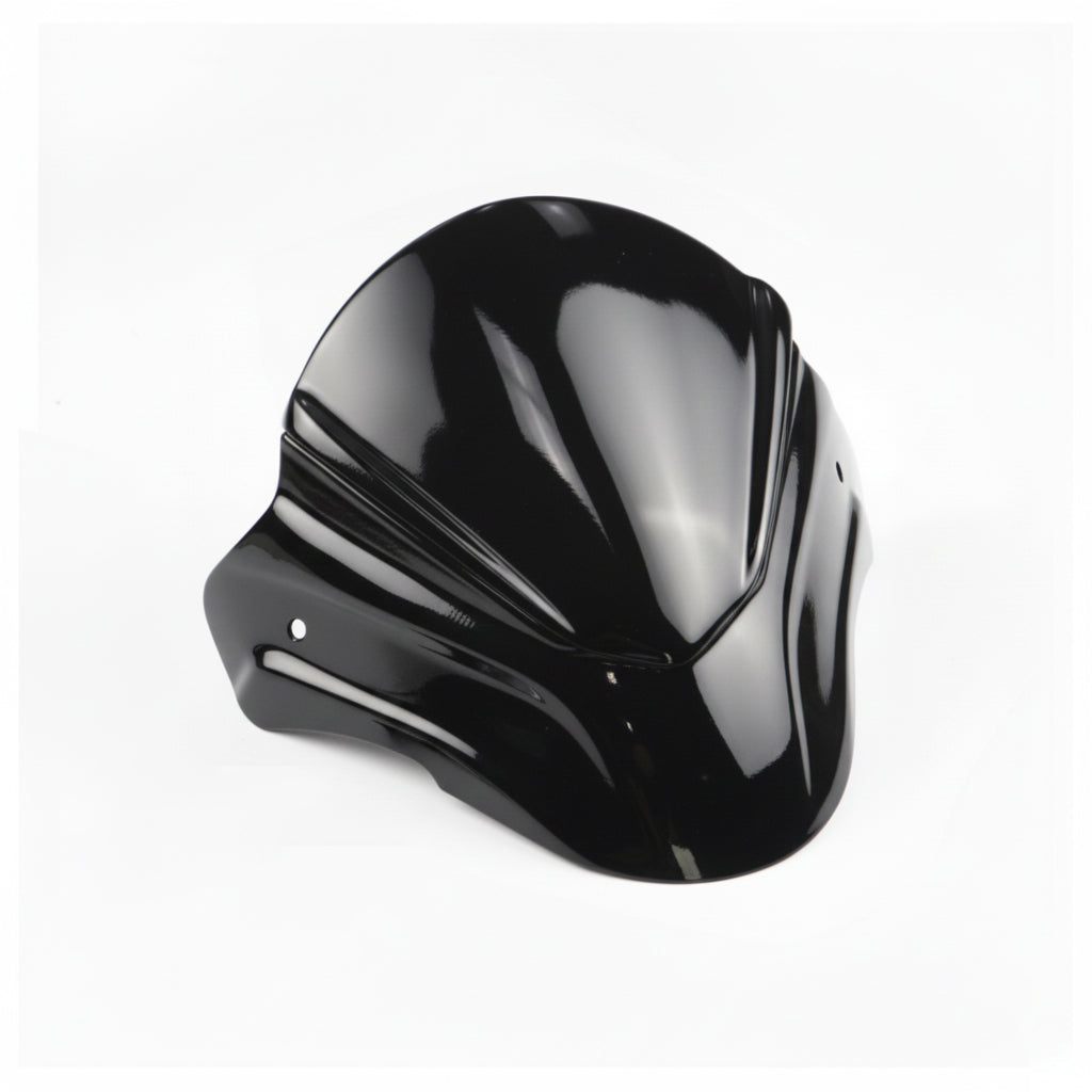 FRONT WINDSHIELD WINDSCREEN BLACKWING V.1 GLOSS BLACK FOR HONDA GROM MSX 125 2013 - 2015