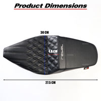 SEAT DOUBLE SADDLE DUAL DRIVER SEATS PAD CUSHION V.2 FOR HONDA REBEL CMX 300&500 2017-2025