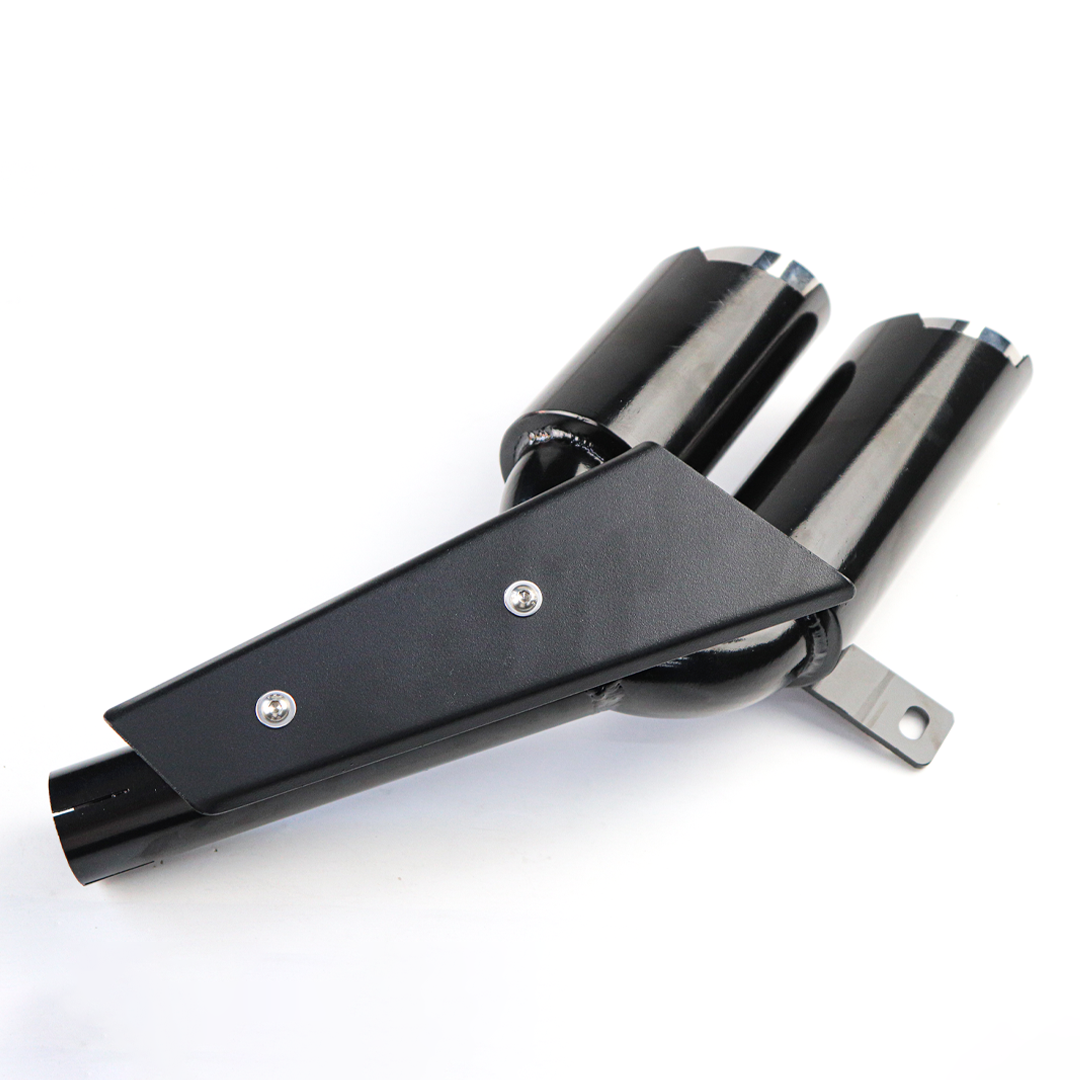 SHORT DOUBLE DUAL EXHAUST PIPE MOUNT SYSTEM FOR HONDA REBEL CMX1100 2021-2025