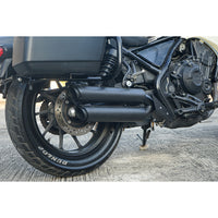 LONG DOUBLE DUAL EXHAUST PIPE MOUNT SYSTEM MAXNUS FOR HONDA REBEL CMX 300 2017-2025