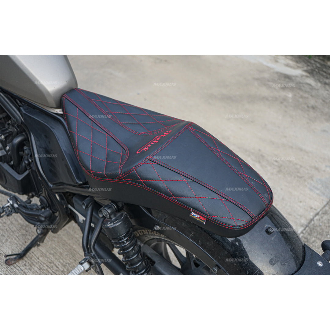 SEAT DOUBLE SADDLE DUAL DRIVER SEATS PAD CUSHION V.10 FOR HONDA REBEL CMX 300&500 2017-2025
