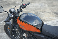 COVER FUEL OIL TANK BLACK/ORANGE  V.11 FIT FOR HONDA SCL CL 300 500 2023-2025
