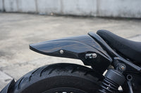 REAR FENDER FAIRING MUD GUARD LED BLACK V.2 FOR HONDA REBEL CMX 300&500 2017-2025