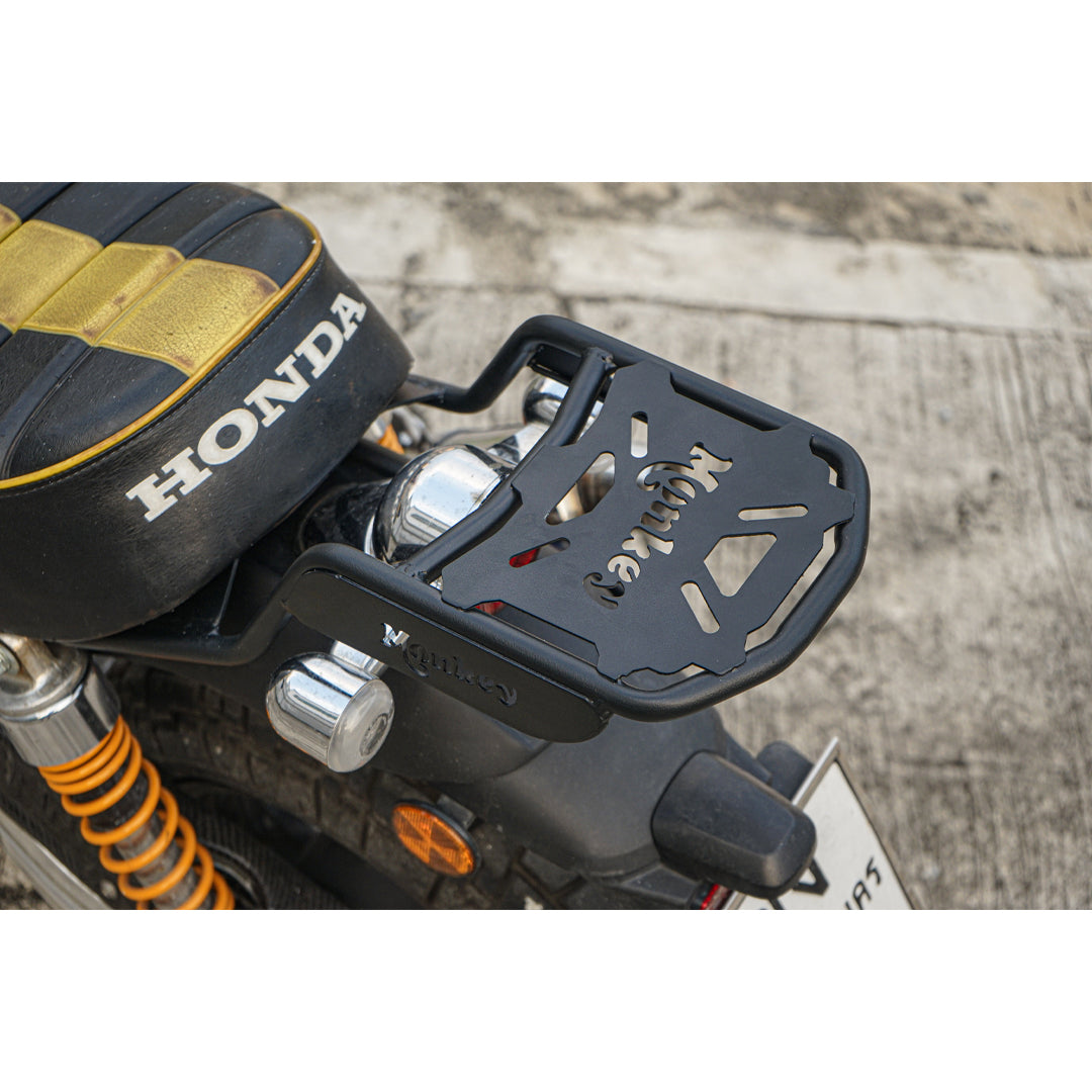 MATTE BLACK REAR CASE RACK LUGGAGE FIT FOR HONDA Z125 MONKEY125 2018-2025