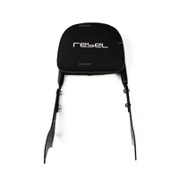 REAR BACKREST FOR PASSENGER STEEL BLACK SISSY BAR SEAT FOR HONDA REBEL CMX 1100 2021-2025