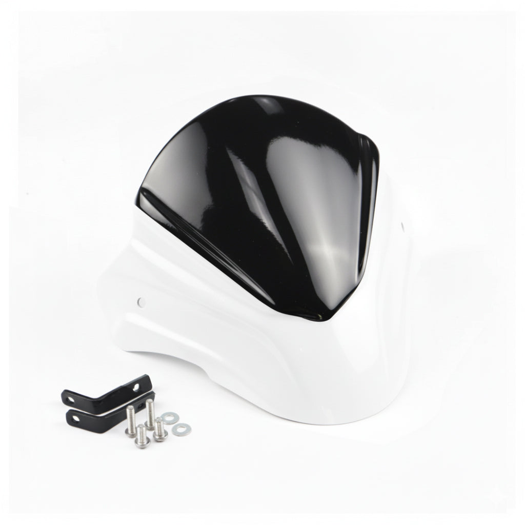 FRONT WINDSHIELD WINDSCREEN V.1 WHITE FOR HONDA GROM 125 2021-2024