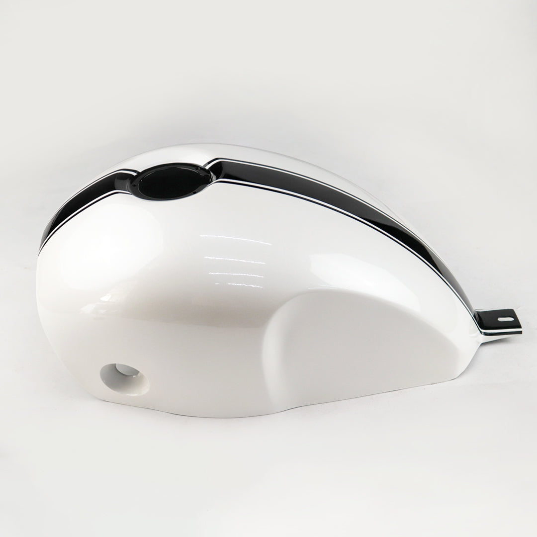 COVER FUEL OIL TANK WHITE LINE BLACK V.17 FIT FOR HONDA SCL CL 300 500 2023-2025