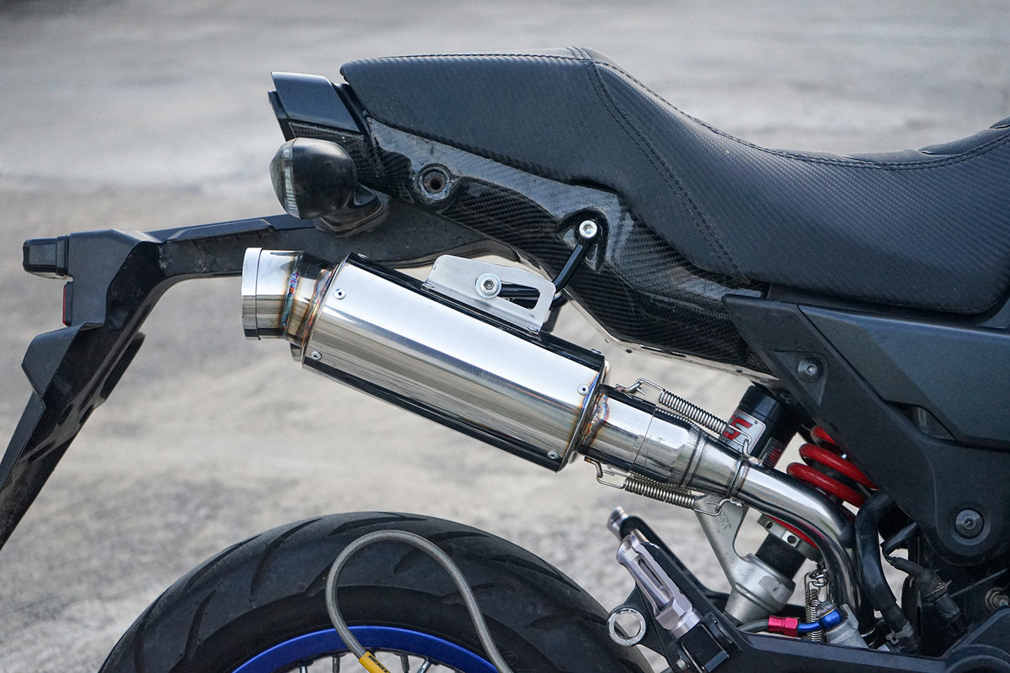 DUAL EXHAUST SYSTEM STAINLESS PIPE MUFFLER FOR HONDA GROM 125 2021-2025