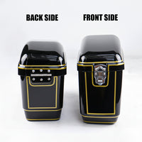 REAR RACK BOX BAG LUGGAGE CARRY LH+RH BLACK FOR HONDA REBEL 300&500 2017-2025