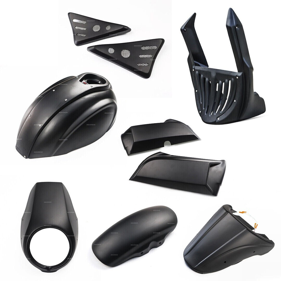 FULL SET OF 7 PIECES MATTE BLACK FIT FOR HONDA REBEL CMX 1100 2020-2025