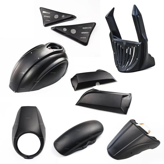 FULL SET OF 7 PIECES MATTE BLACK FIT FOR HONDA REBEL CMX 1100 2020-2025