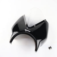 HEADLIGHT COVER BLACK WINDSHIELD CLEAR V.5 FOR HONDA MONKEY Z125 2018-2025