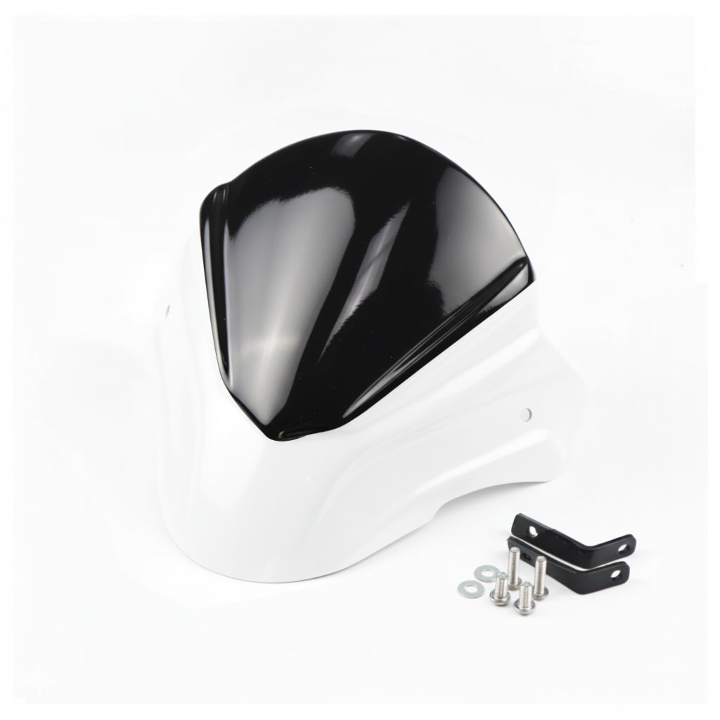 FRONT WINDSHIELD WINDSCREEN V.1 WHITE FOR HONDA GROM 125 2021-2024