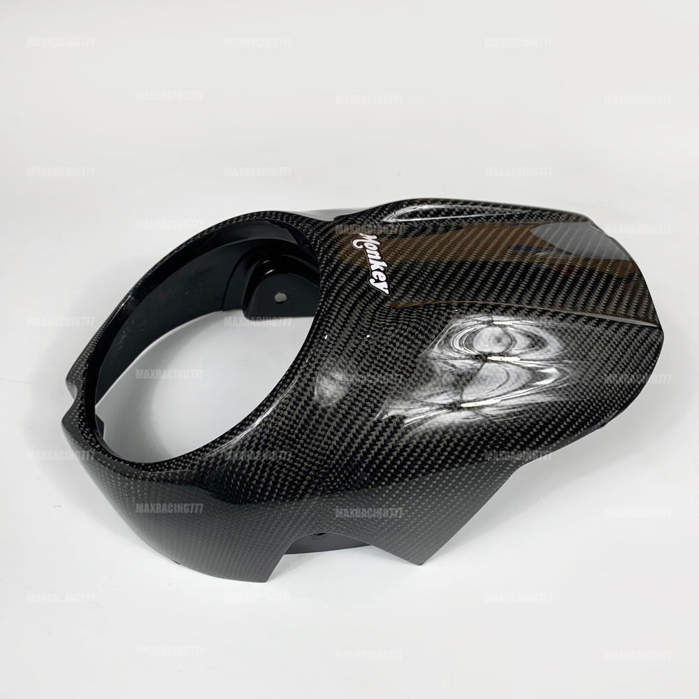 Carbon Headlight Cover Windscreen Windshield FIT FOR Honda Monkey Z125 2018-2025