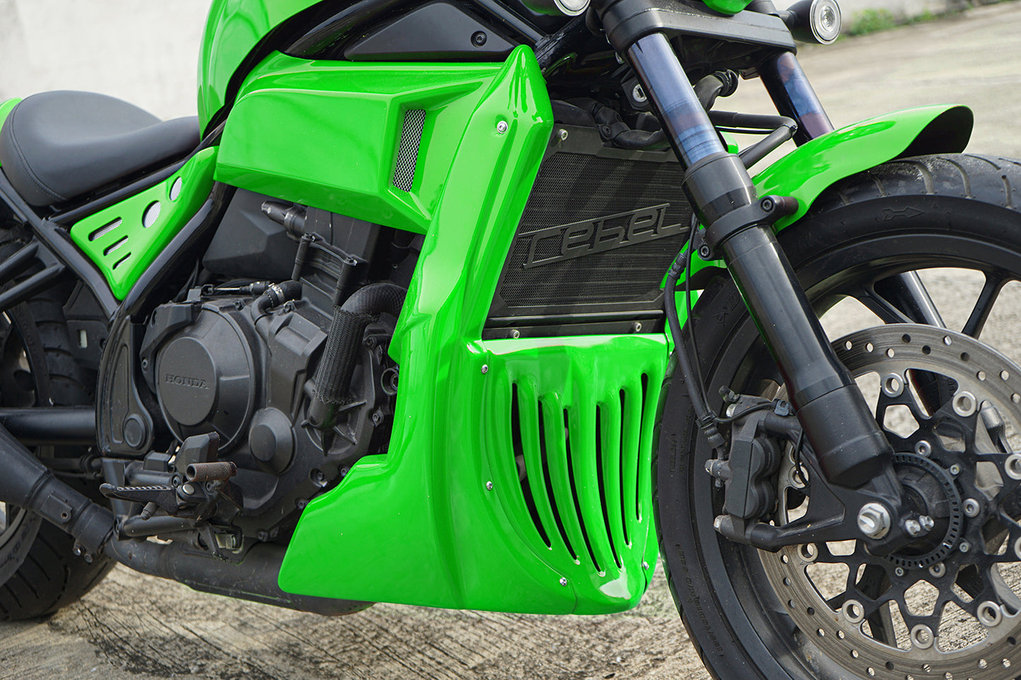 FULL SET OF 7 PIECES GREEN FIT FOR HONDA REBEL CMX 1100 2020-2025