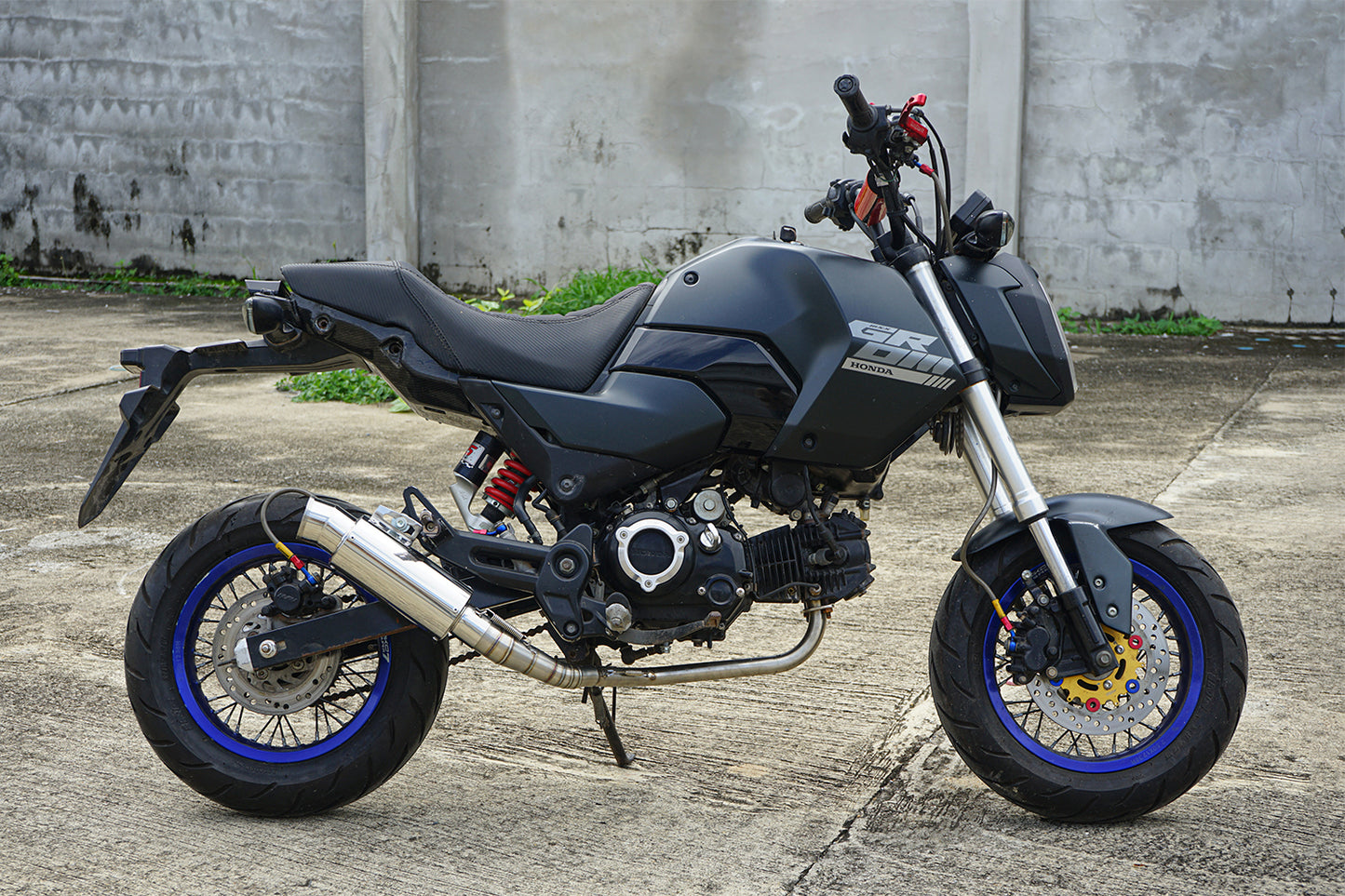 EXHAUST SYSTEM PIPE TIP MUFFLER LINK PIPE FOR HONDA GROM 125 2021-2025