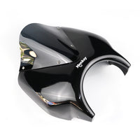 HEADLIGHT COVER BLACK WINDSHIELD CLEAR V.5 FOR HONDA MONKEY Z125 2018-2025
