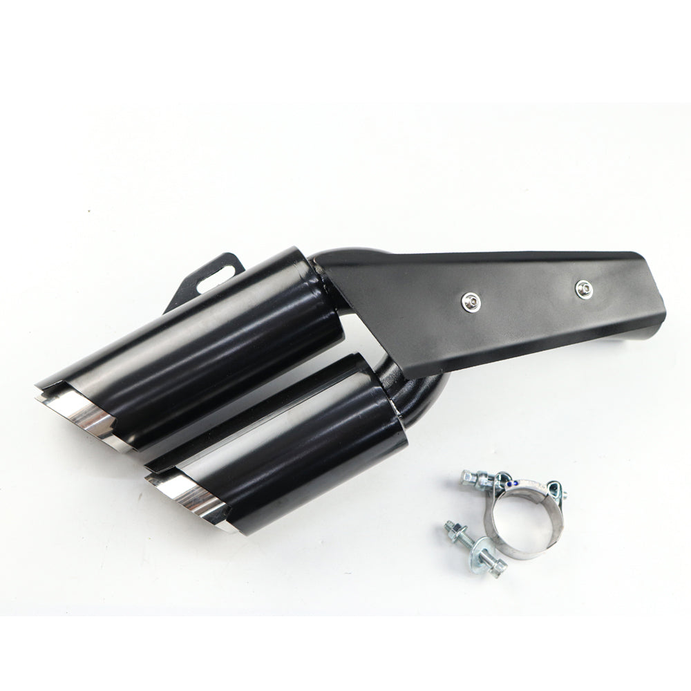 SHORT DOUBLE DUAL EXHAUST PIPE MOUNT SYSTEM HONDA REBEL CMX300 2017-2025