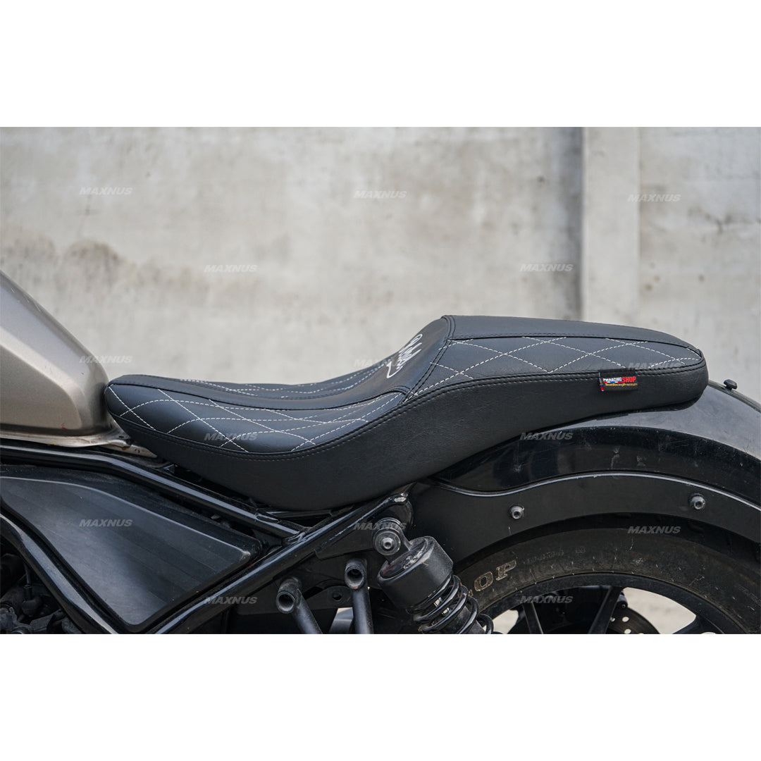 SEAT DOUBLE SADDLE DUAL DRIVER SEATS PAD CUSHION V.9 FOR HONDA REBEL CMX 300&500 2017-2025