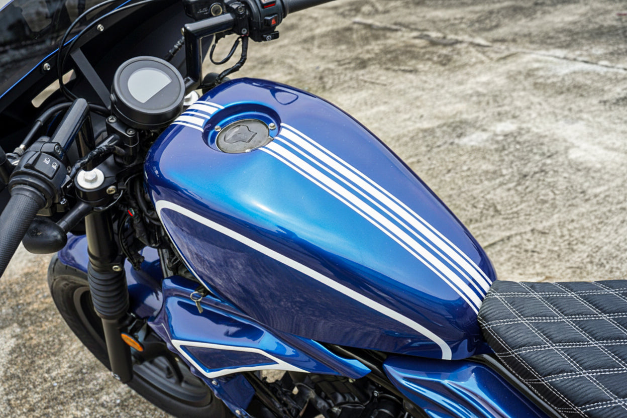 COVER FUEL OIL TANK BLUE V.10 FOR HONDA REBEL CMX 300&500 2017-2025