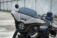 Front Batwing Fairing Windshield Gloss Black Honda Rebel CMX 300 2020-2024