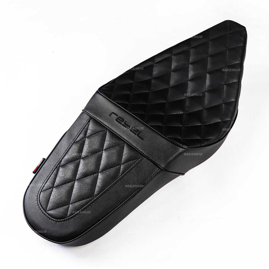 SEAT DOUBLE SADDLE DUAL DRIVER SEATS PAD CUSHION V.7 FOR HONDA REBEL CMX 300&500 2017-2025