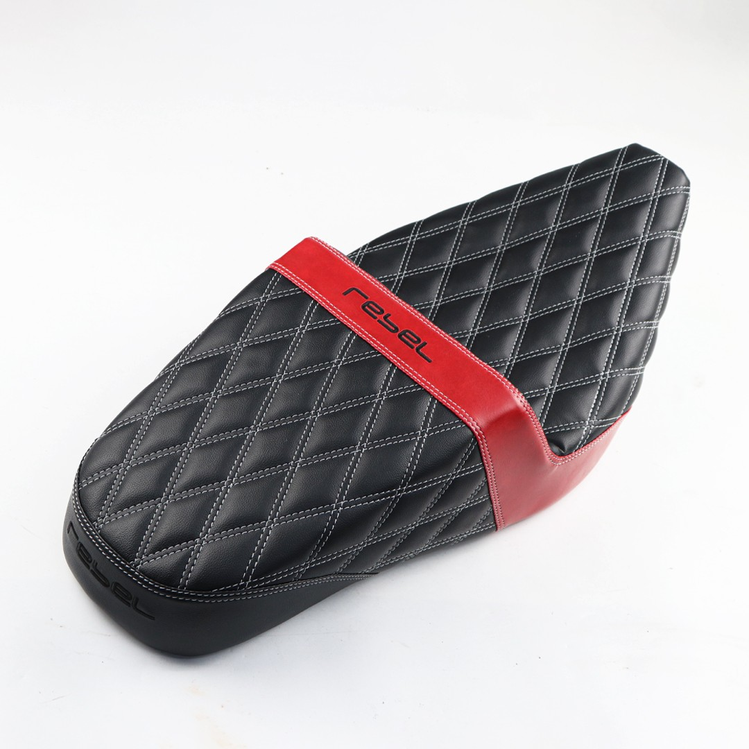 SEAT DOUBLE SADDLE DUAL DRIVER SEATS PAD CUSHION V.23 FOR HONDA REBEL CMX 300&500 2017-2025