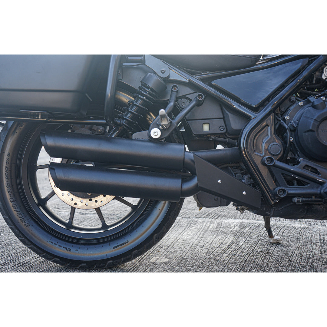 LONG DOUBLE DUAL EXHAUST PIPE MOUNT SYSTEM MAXNUS FOR HONDA REBEL CMX 300 2017-2025
