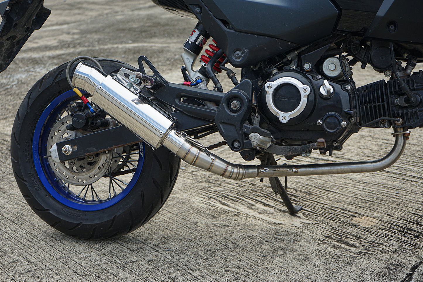 EXHAUST SYSTEM PIPE TIP MUFFLER LINK PIPE FOR HONDA GROM 125 2021-2025