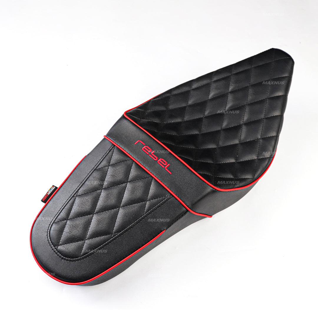 SEAT DOUBLE SADDLE DUAL DRIVER SEATS PAD CUSHION V.8 FOR HONDA REBEL CMX 300&500 2017-2025