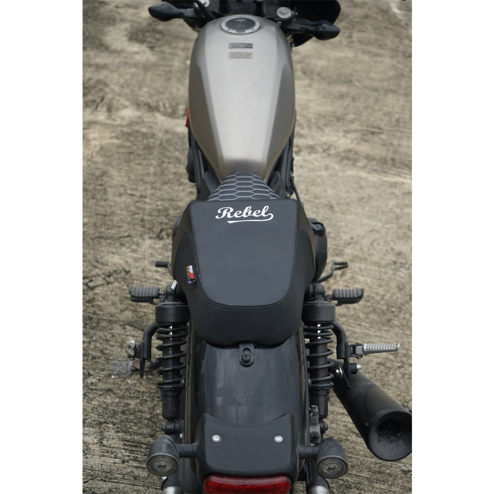 SEAT DOUBLE SADDLE DUAL DRIVER SEATS PAD CUSHION V.11 FOR HONDA REBEL CMX 300&500 2017-2025