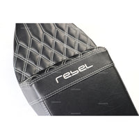 SEAT DOUBLE SADDLE DUAL DRIVER SEATS PAD CUSHION V.1 FOR HONDA REBEL CMX 300&500 2017-2025