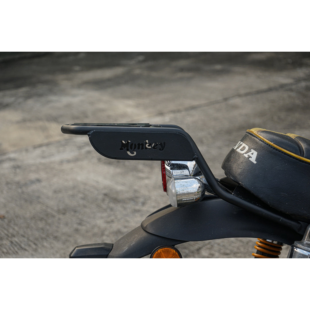 MATTE BLACK REAR CASE RACK LUGGAGE FIT FOR HONDA Z125 MONKEY125 2018-2025