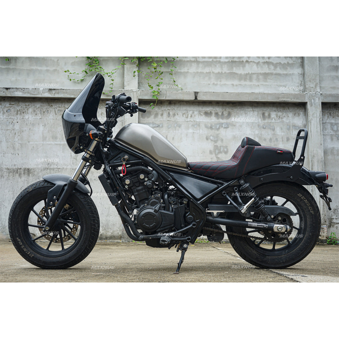 SEAT DOUBLE SADDLE DUAL DRIVER SEATS PAD CUSHION V.5 FOR HONDA REBEL CMX 300&500 2017-2025