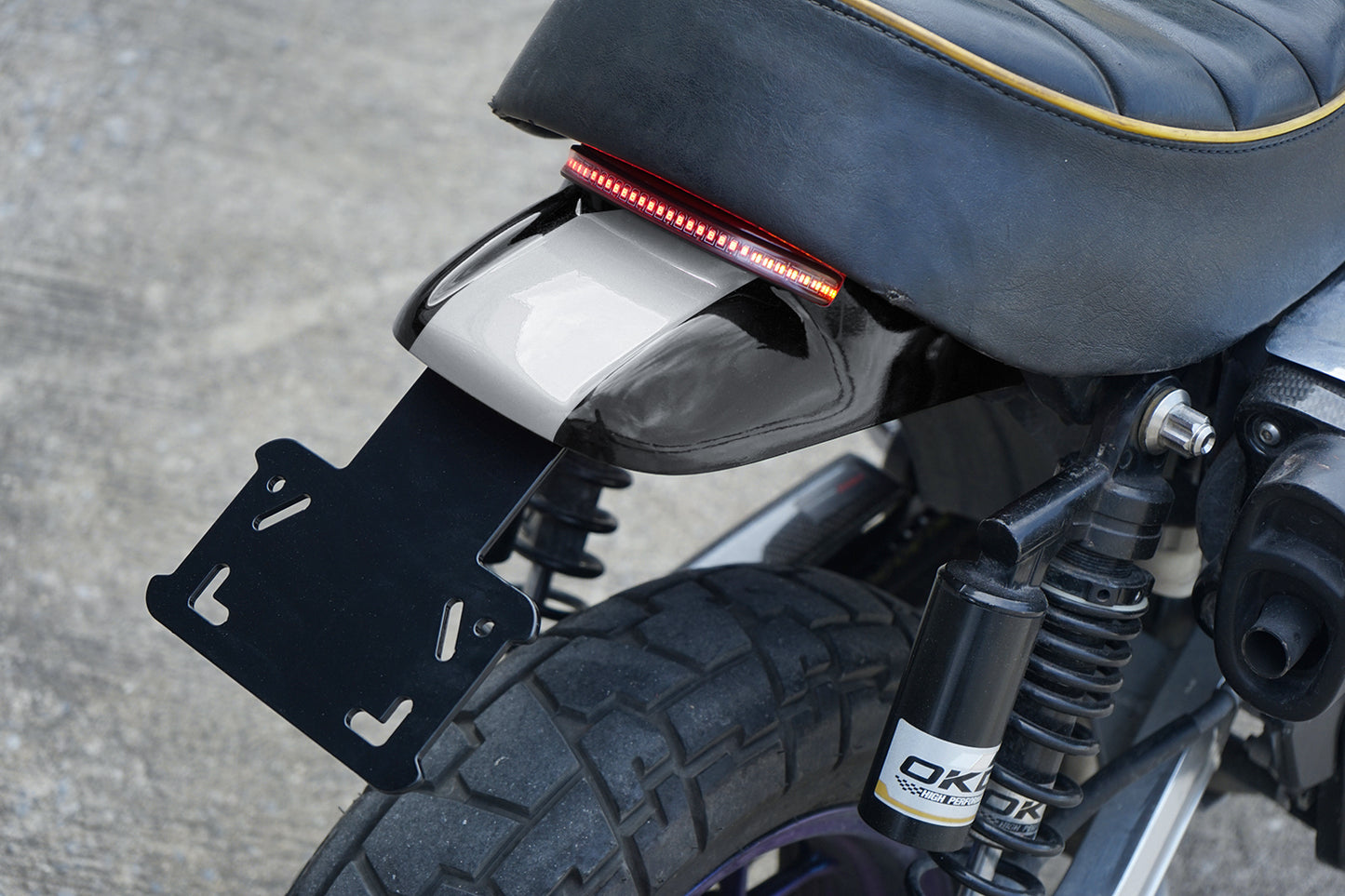 REAR FENDER + TAIL LIGHT LED V.2 FIT FOR HONDA MONKEY125 Z125 2022-2025