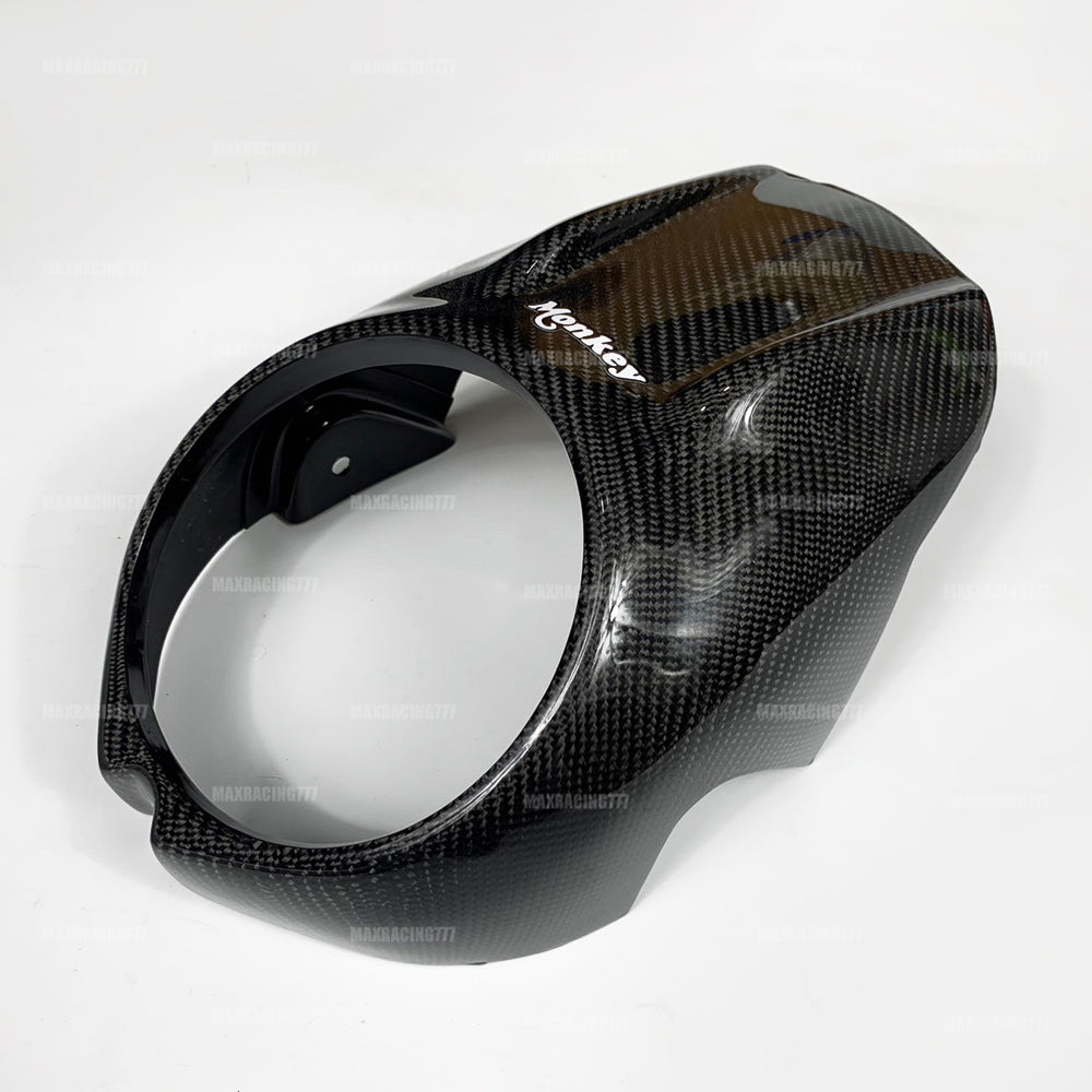 Carbon Headlight Cover Windscreen Windshield FIT FOR Honda Monkey Z125 2018-2025